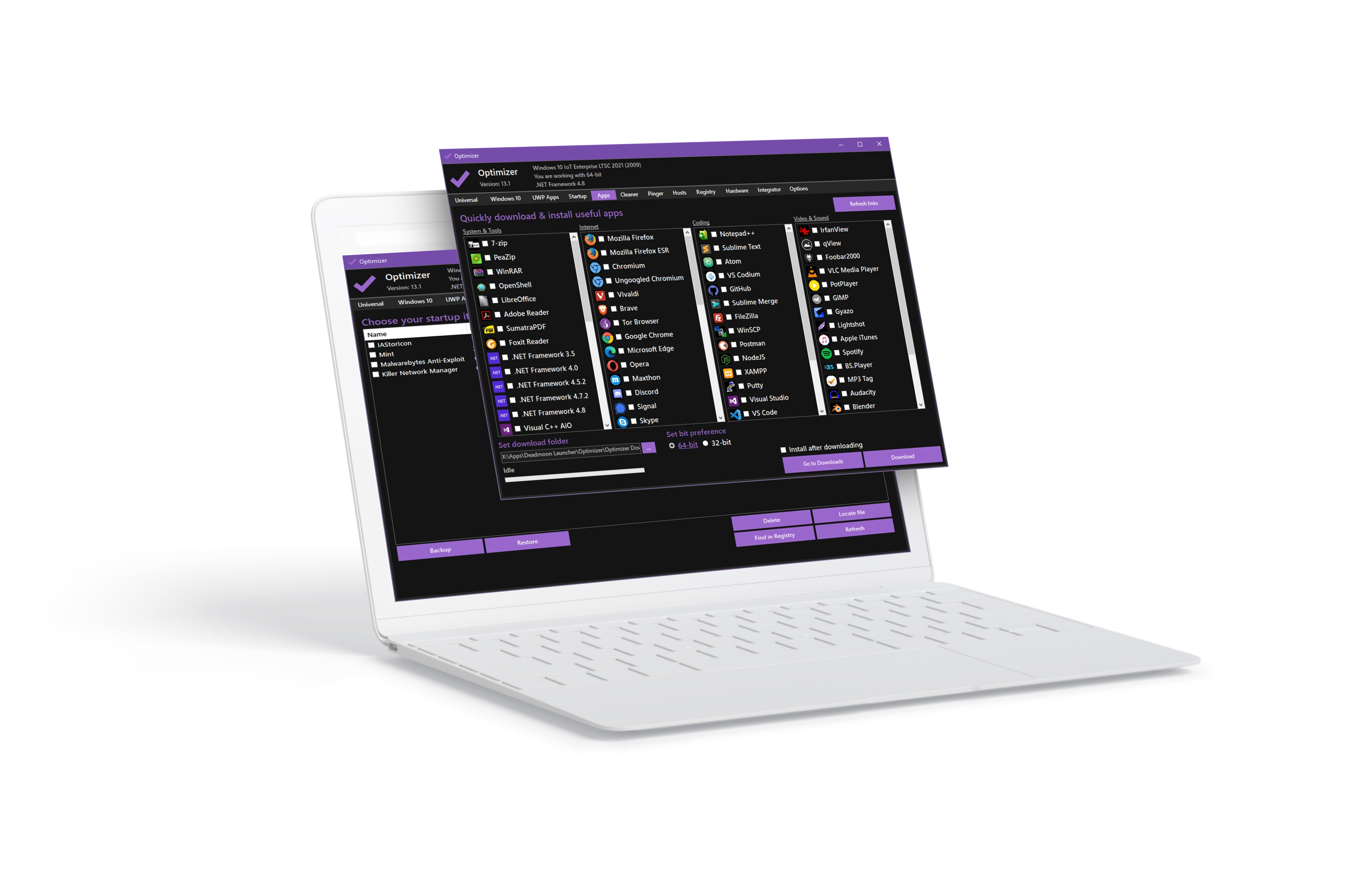 gif of coiny holding a gift and a card